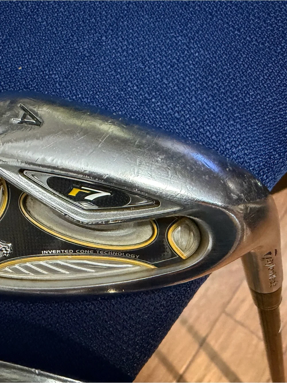 TaylorMade Golf Irons in Silver, Black & Gold Accent - Picture 3 of 11